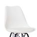 Conjunto com 2 Cadeiras Saar Preto e Branco