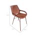 Conjunto com 2 Cadeiras Verseau Caramelo