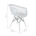 Conjunto com 2 Cadeiras Web Branco