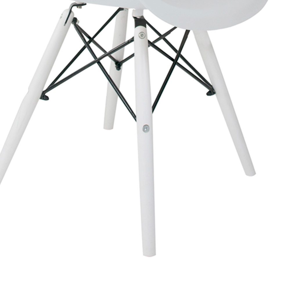 Conjunto com 2 Cadeiras Web Branco