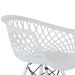 Conjunto com 2 Cadeiras Web Branco