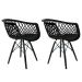Conjunto com 2 Cadeiras Web Preto