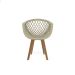 Conjunto com 2 Cadeiras Web Wood Fendi