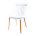 Conjunto com 2 Cadeiras Windsor Branco