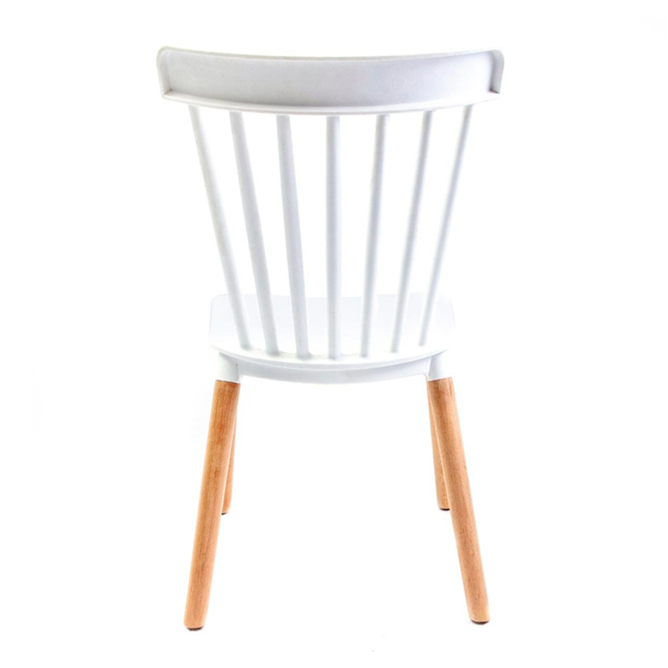 Conjunto com 2 Cadeiras Windsor Branco