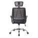 Conjunto com 2 Cadeiras de Escritório Diretor Giratórias Light Preto