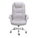 Conjunto com 2 Cadeiras de Escritório Presidente Giratórias Finland Branco