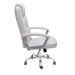 Conjunto com 2 Cadeiras de Escritório Presidente Giratórias Finland Branco
