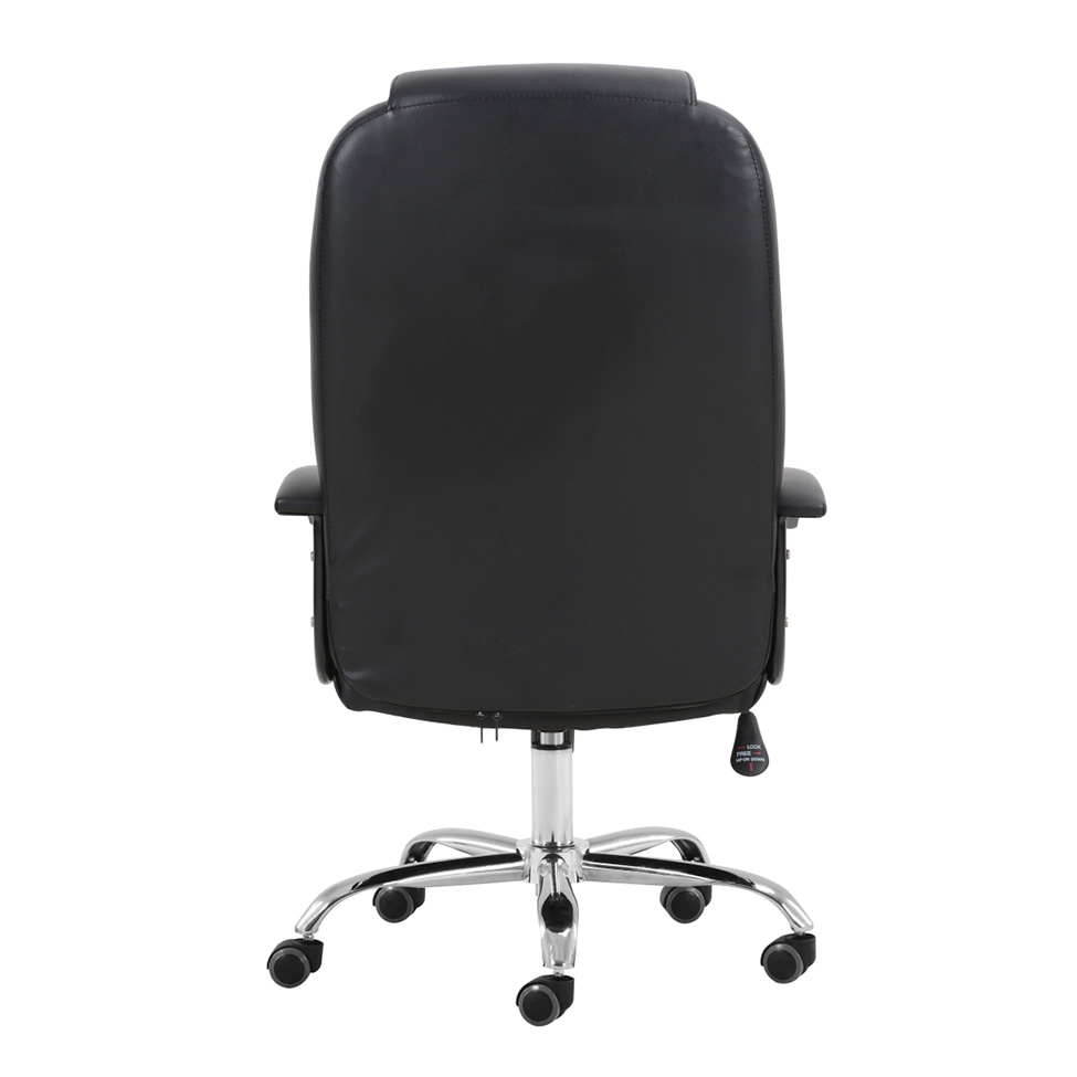 Conjunto com 2 Cadeiras de Escritório Presidente Giratórias Finland Preto