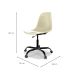 Conjunto com 2 Cadeiras de Escritório Secretária Eames Office Fendi e Preto