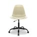 Conjunto com 2 Cadeiras de Escritório Secretária Eames Office Fendi e Preto