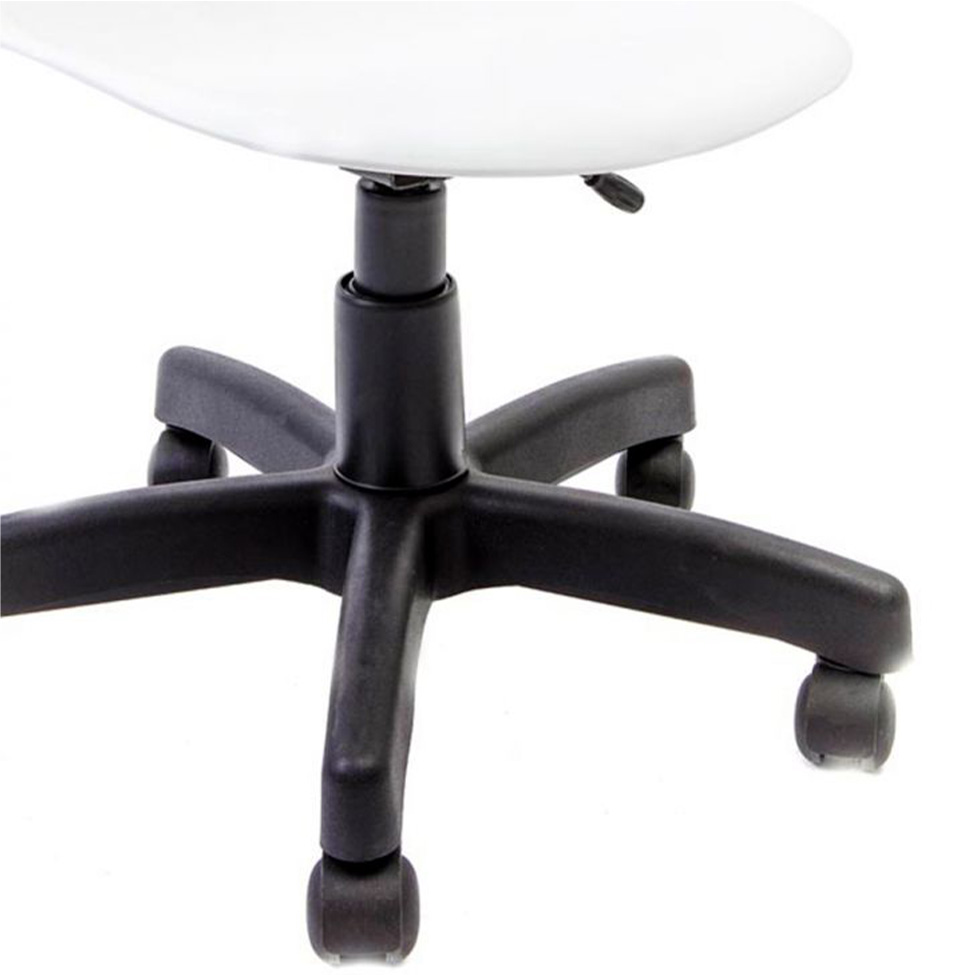 Conjunto com 2 Cadeiras de Escritório Secretária Eames Rioja Branco