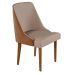 Conjunto com 2 Cadeiras de Jantar Ametista II Imbuia e Off White