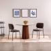 Conjunto com 2 Cadeiras de Jantar Bris Marrom