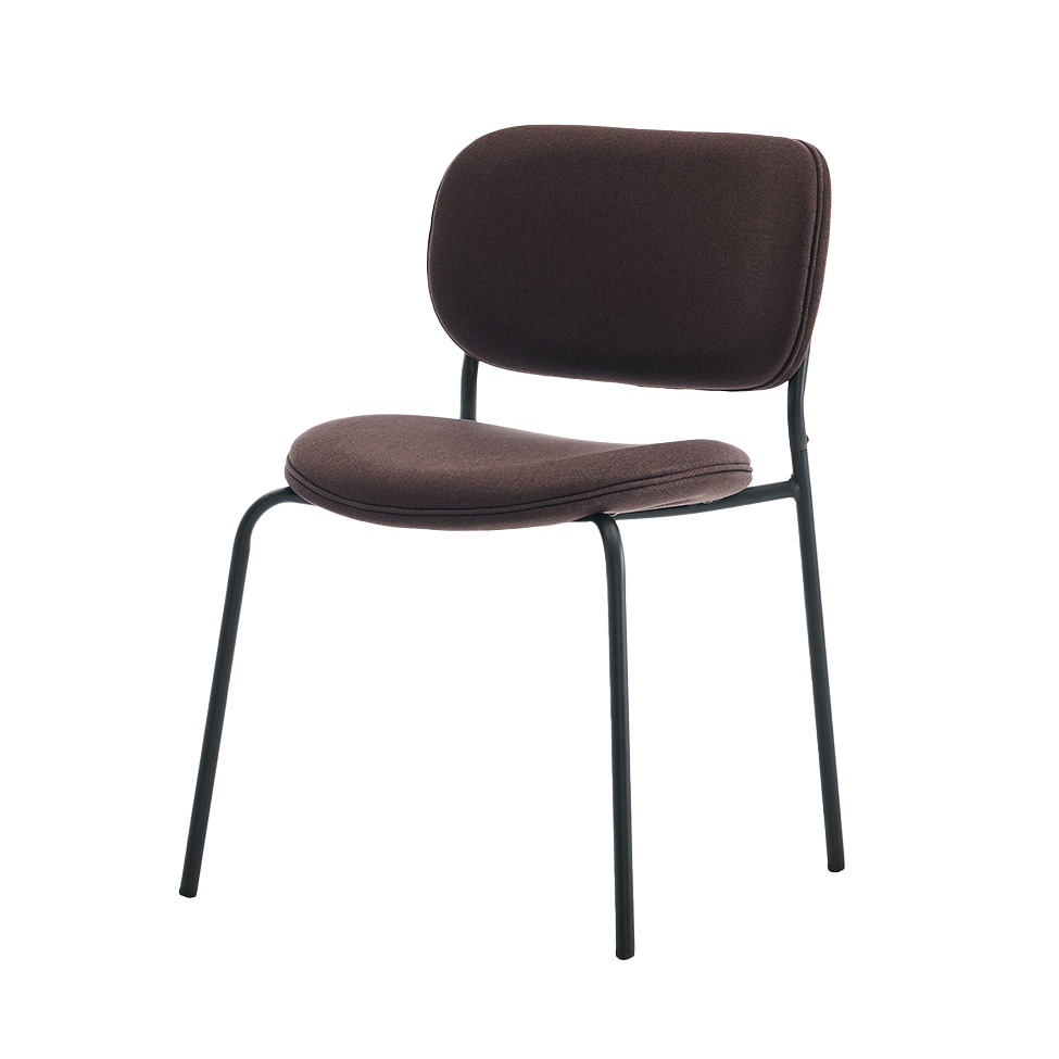 Conjunto com 2 Cadeiras de Jantar Bris Marrom