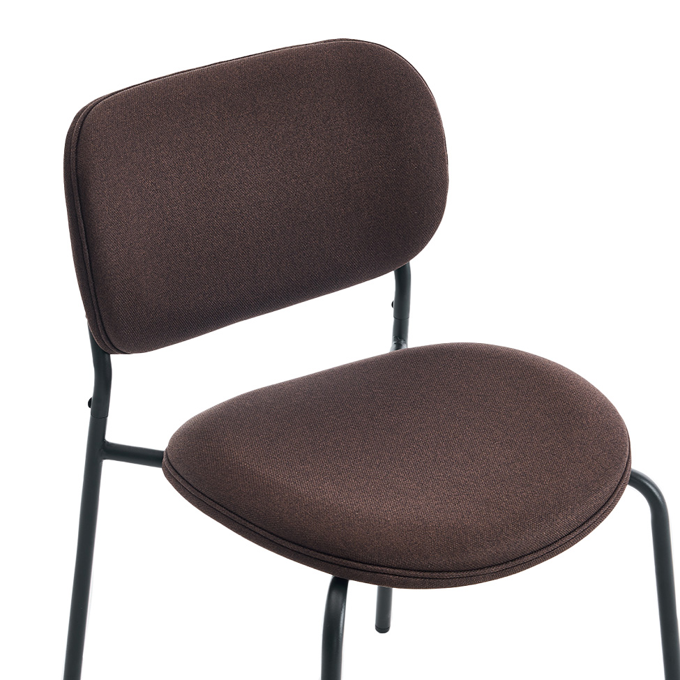 Conjunto com 2 Cadeiras de Jantar Bris Marrom