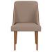 Conjunto com 2 Cadeiras de Jantar Âmbar II Imbuia e Off White