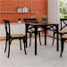 Conjunto com 2 Cadeiras de Jantar Katrina Preta