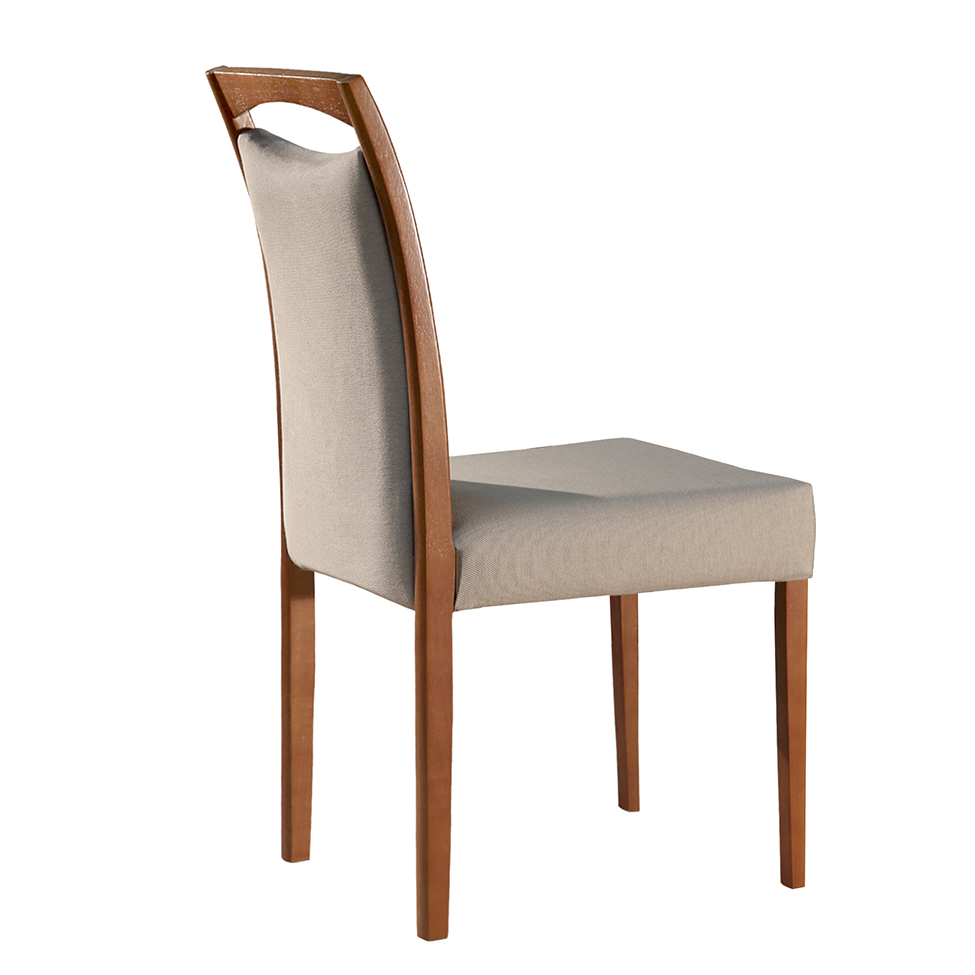 Conjunto com 2 Cadeiras de Jantar Lívia Creme