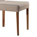 Conjunto com 2 Cadeiras de Jantar Lívia Creme
