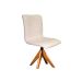 Conjunto com 2 Cadeiras de Jantar Lenk Cru