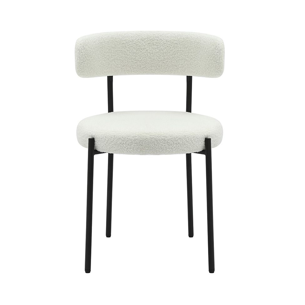 Conjunto com 2 Cadeiras de Jantar Mist Branca
