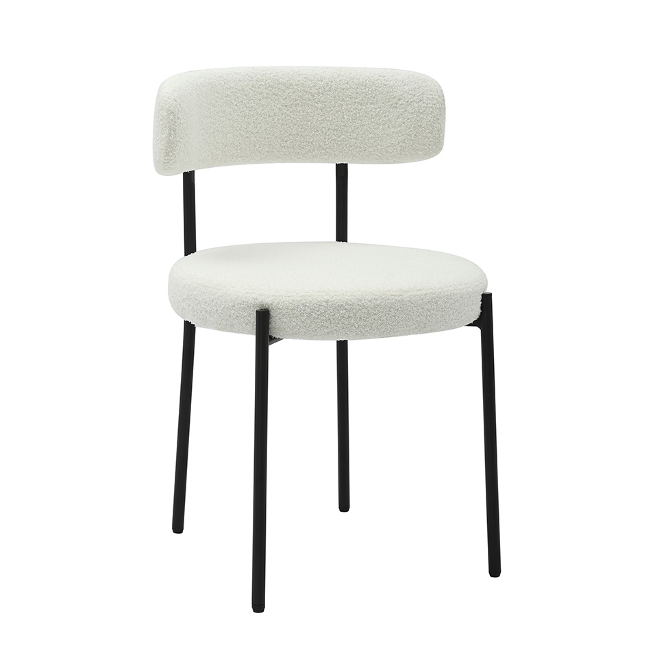 Conjunto com 2 Cadeiras de Jantar Mist Branca