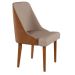Conjunto com 2 Cadeiras de Jantar Pérola II Imbuia e Off White