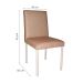 Conjunto com 2 Cadeiras de Jantar Pitty Veludo Bege