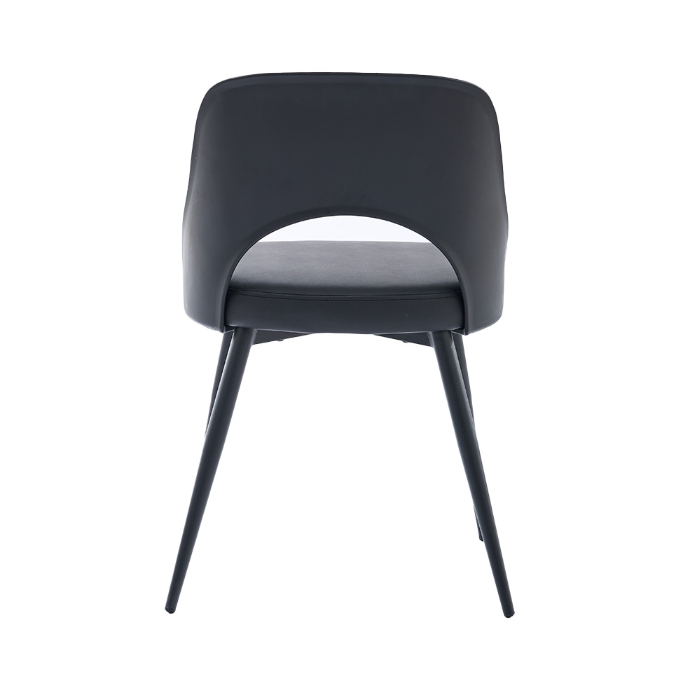 Conjunto com 2 Cadeiras de Jantar Riva Preto