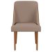 Conjunto com 2 Cadeiras de Jantar Rubi II Imbuia e Off White