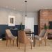 Conjunto com 2 Cadeiras de Jantar Safira II Imbuia e Off White