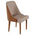 Conjunto com 2 Cadeiras de Jantar Safira II Imbuia e Off White