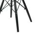 Conjunto com 2 Cadeiras de Jantar Web Preto