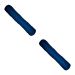 Conjunto com 2 Capas de Almofada Rolinho Candy 63x22 Linho Azul Marinho