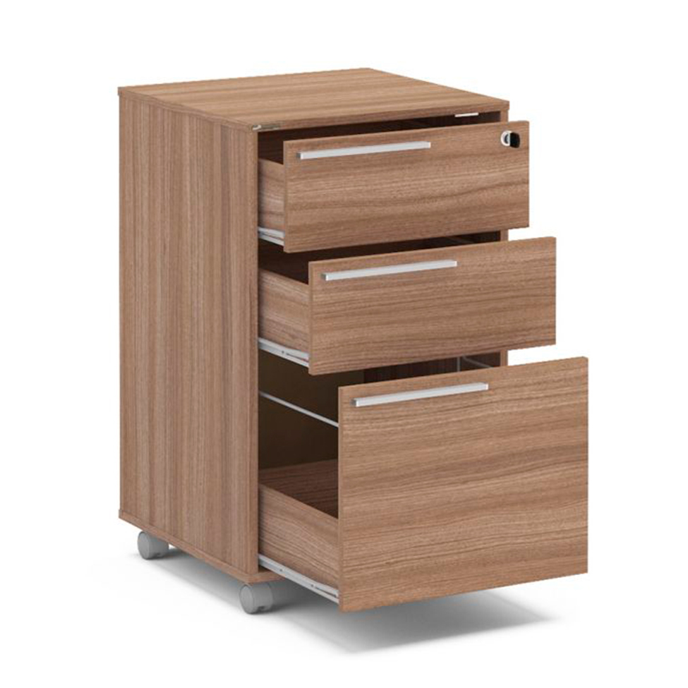Conjunto com 2 Gaveteiros Maia 6 GV Castanho