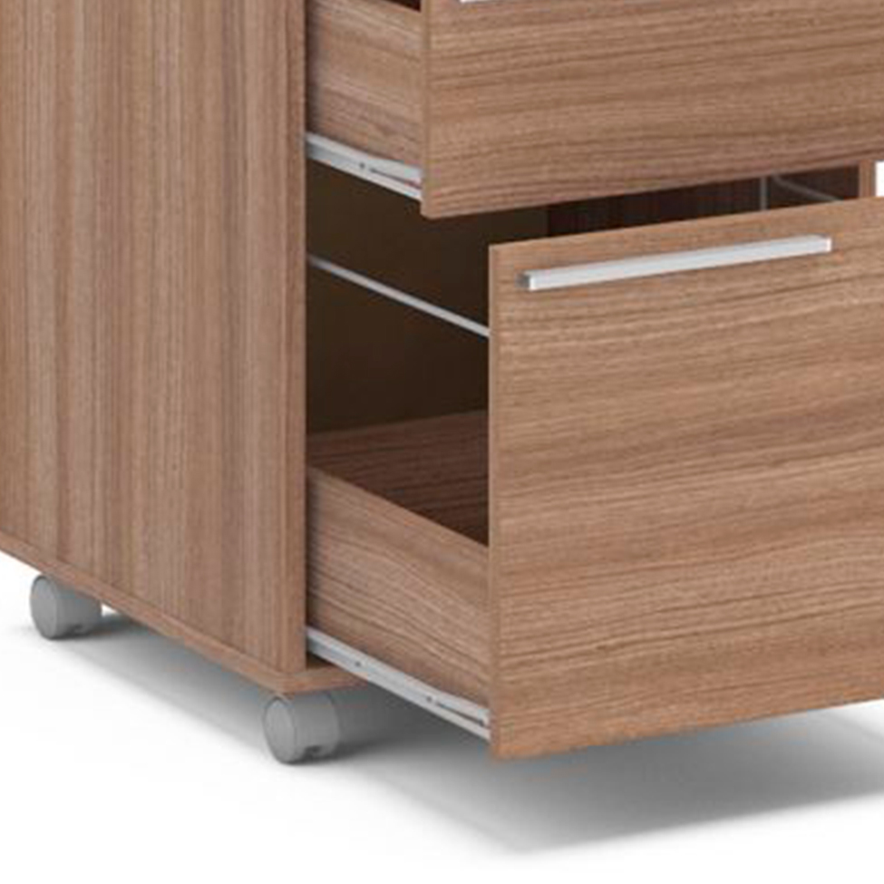 Conjunto com 2 Gaveteiros Maia 6 GV Castanho