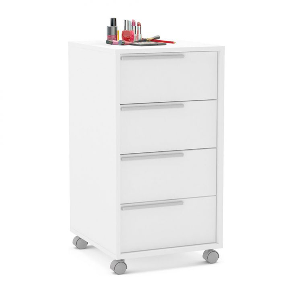 Conjunto com 2 Gaveteiros Maia 8 GV Branco