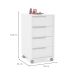 Conjunto com 2 Gaveteiros Maia 8 GV Branco