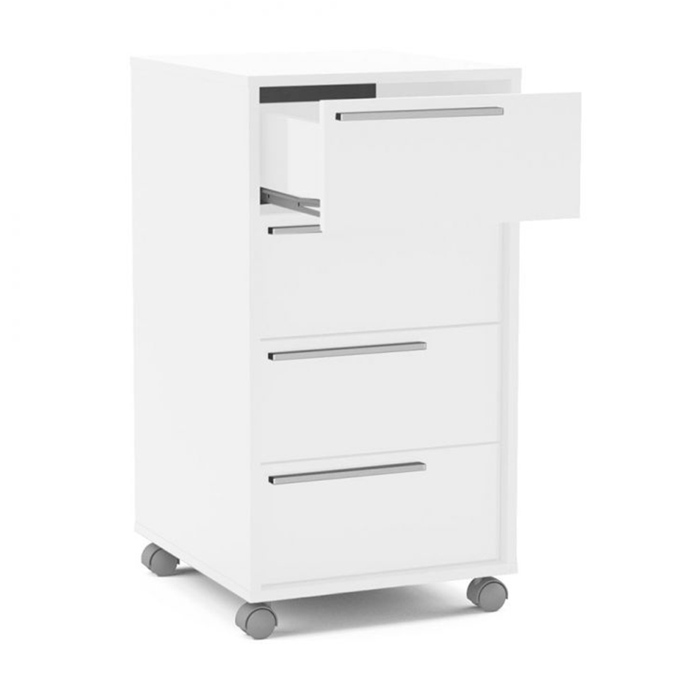 Conjunto com 2 Gaveteiros Maia 8 GV Branco