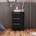 Conjunto com 2 Gaveteiros Maia I 6 GV Preto