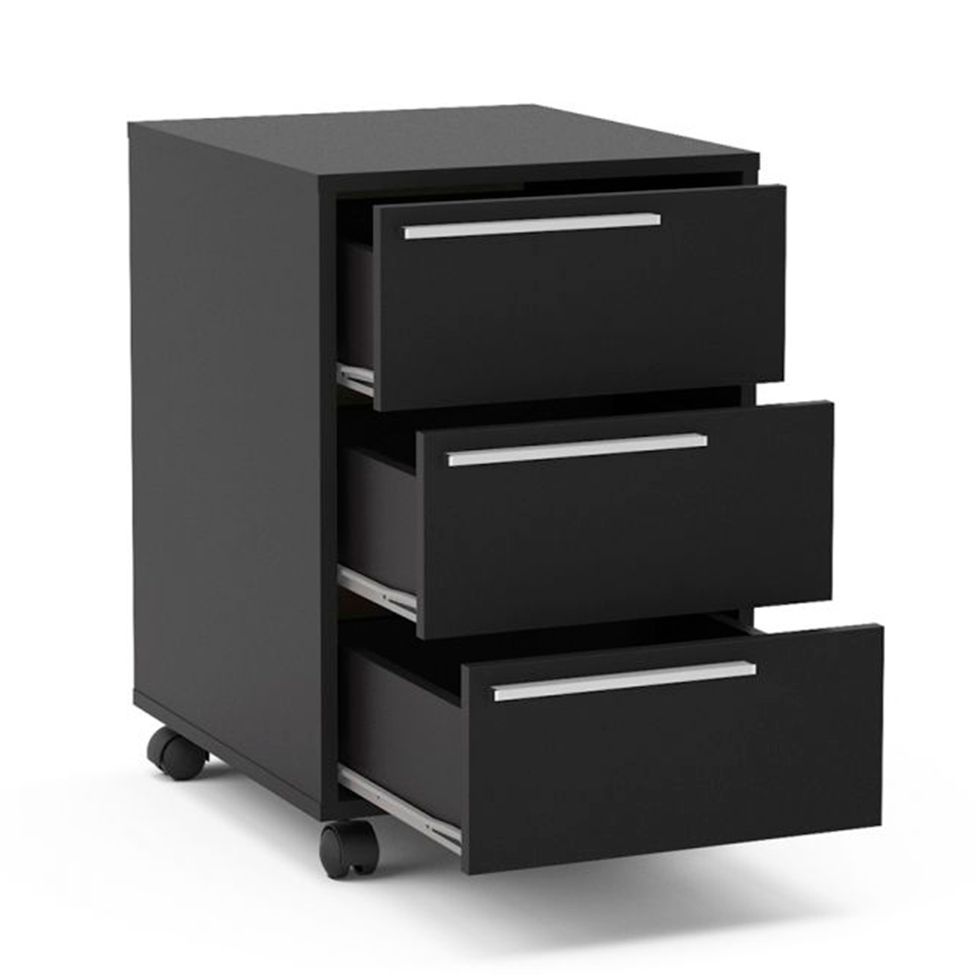 Conjunto com 2 Gaveteiros Maia I 6 GV Preto