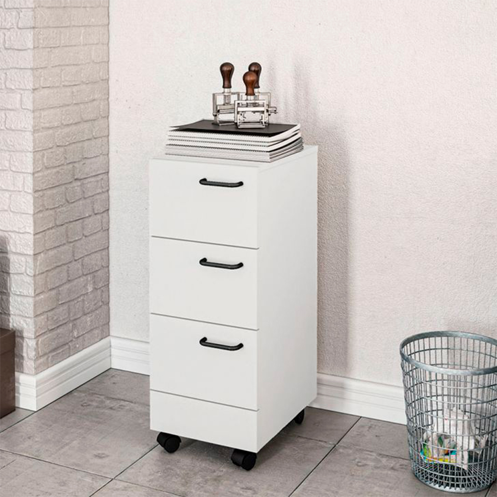 Conjunto com 2 Gaveteiros Osaka 6 GV Branco