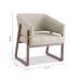 Conjunto com 2 Poltronas Air Areia