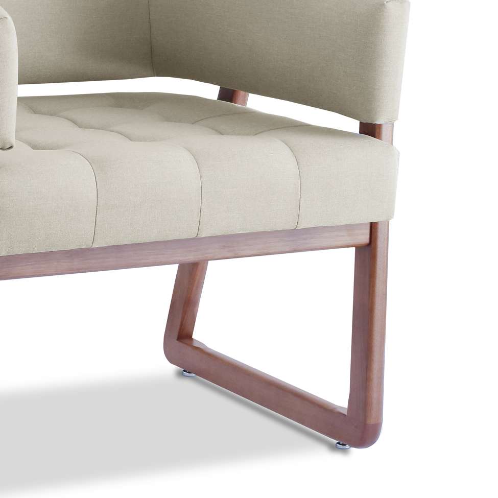 Conjunto com 2 Poltronas Air Areia