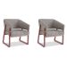 Conjunto com 2 Poltronas Air Cimento