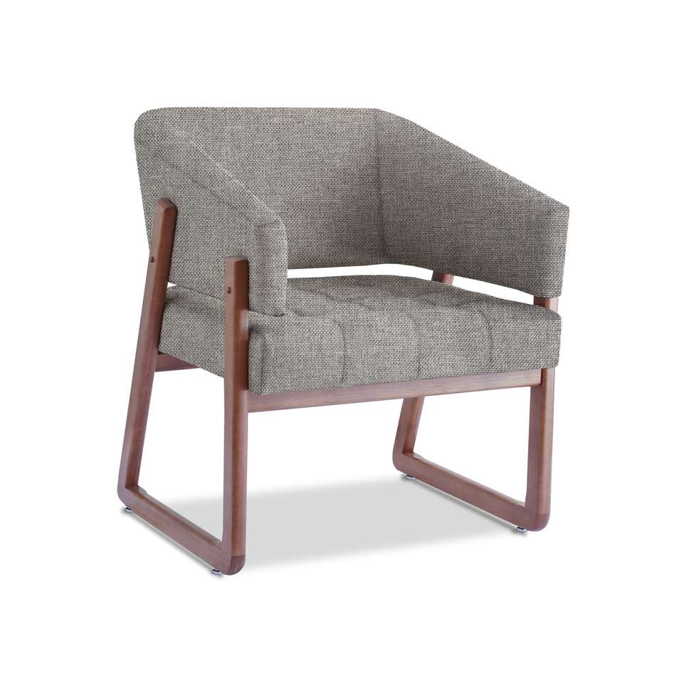 Conjunto com 2 Poltronas Air Cimento