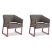 Conjunto com 2 Poltronas Air Cinza