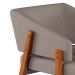 Conjunto com 2 Poltronas Air Linho Cinza e Amêndoa