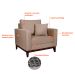 Conjunto com 2 Poltronas Beny I Bege
